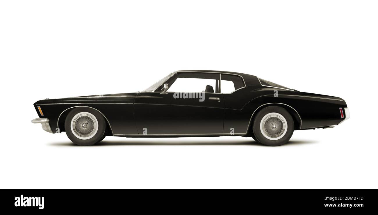 Buick Riviera 1972 isolated on white Stock Photo