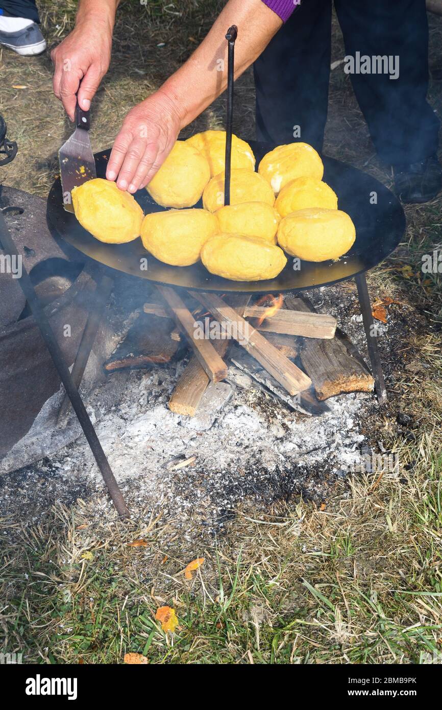 Romanian traditional dish polenta cheese hi-res stock photography and ...