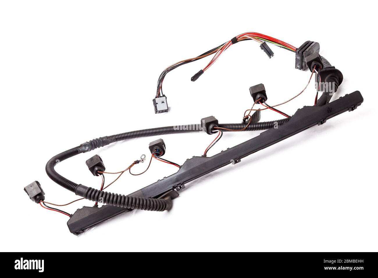 Electrical wiring of engine ignition coils an element of the ignition