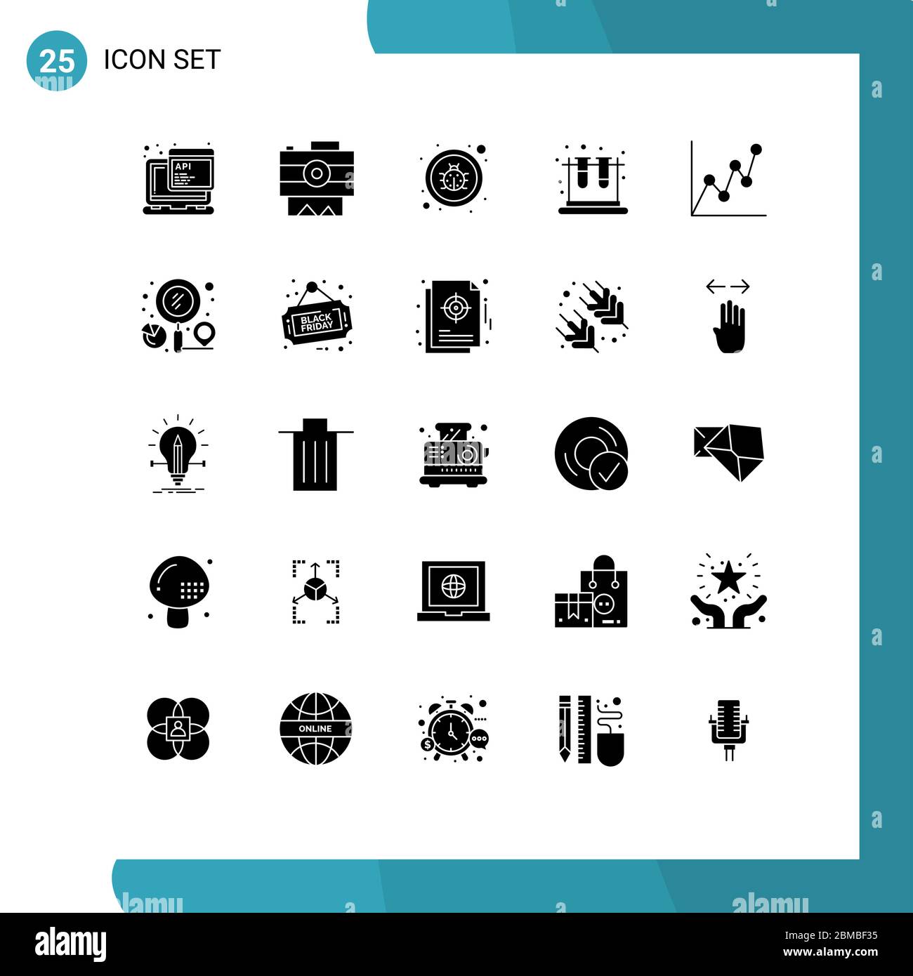 Camera test chart Stock Vector Images - Alamy