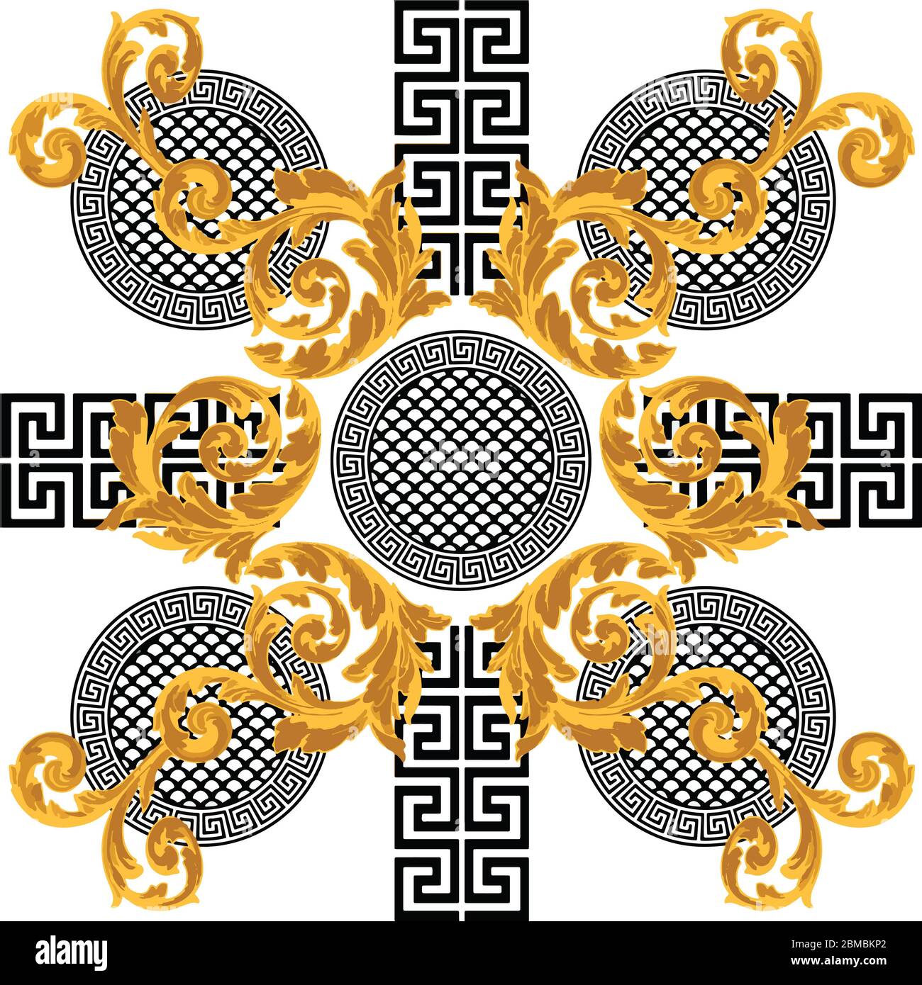 Baroque Silk Shawl Textile Print, Scarf Design for Silk Print. Vintage  Style Pattern Ready for Textile. Square fashion print. Versace Style. Black  and Stock Photo - Alamy