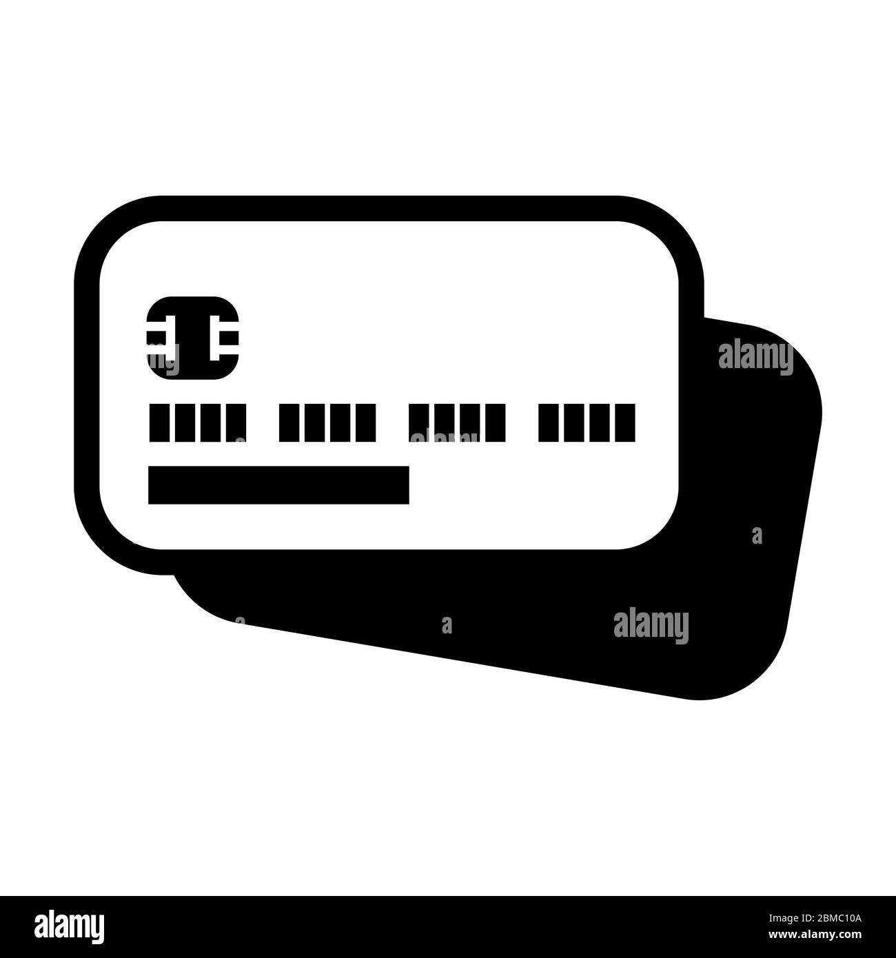 Credit card vector icon with chip. Vector icon EPS Stock Vector Image ...