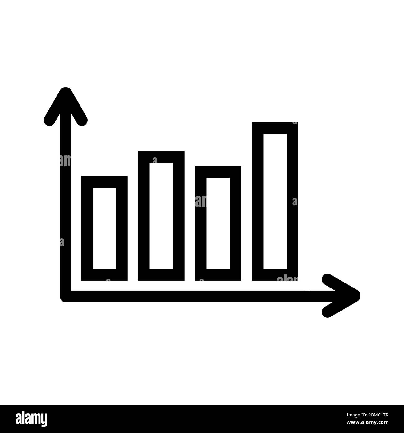 Financial chart simple vector symbol. EPS vector icon Stock Vector ...
