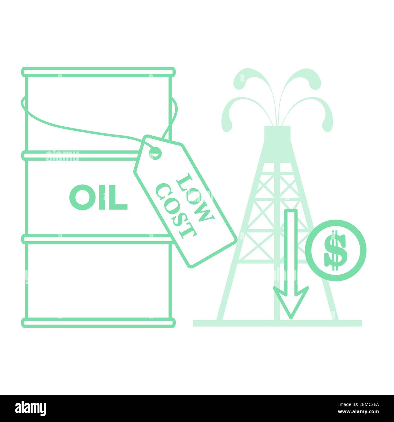 West texas petroleum Stock Vector Images Alamy