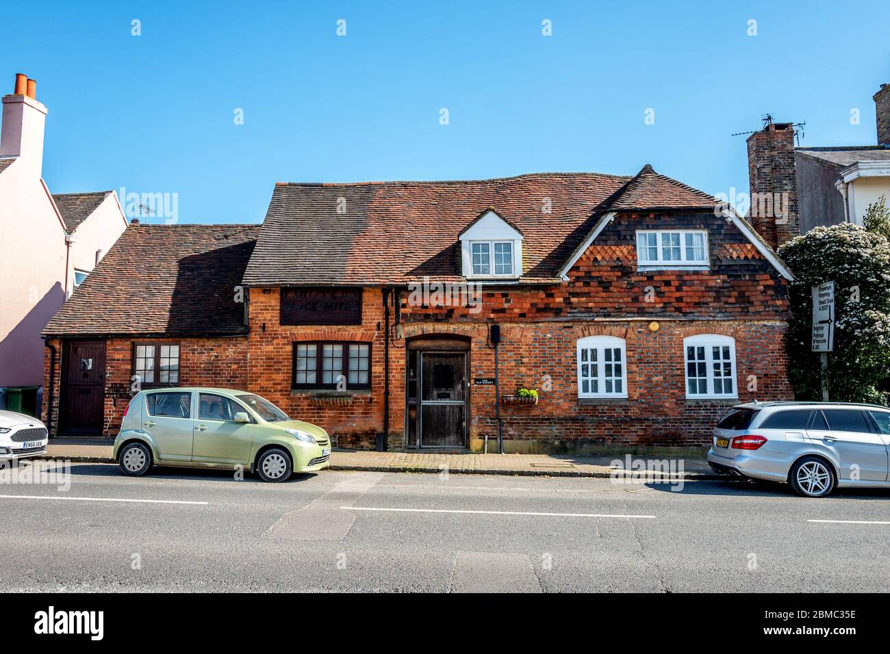 Henfield UK The High Street Stock Photo Alamy
