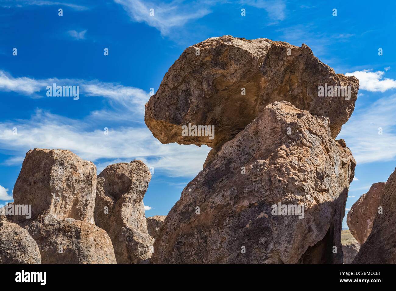 34.9 million years ago, a huge volcano eruption deposited the rock that ...