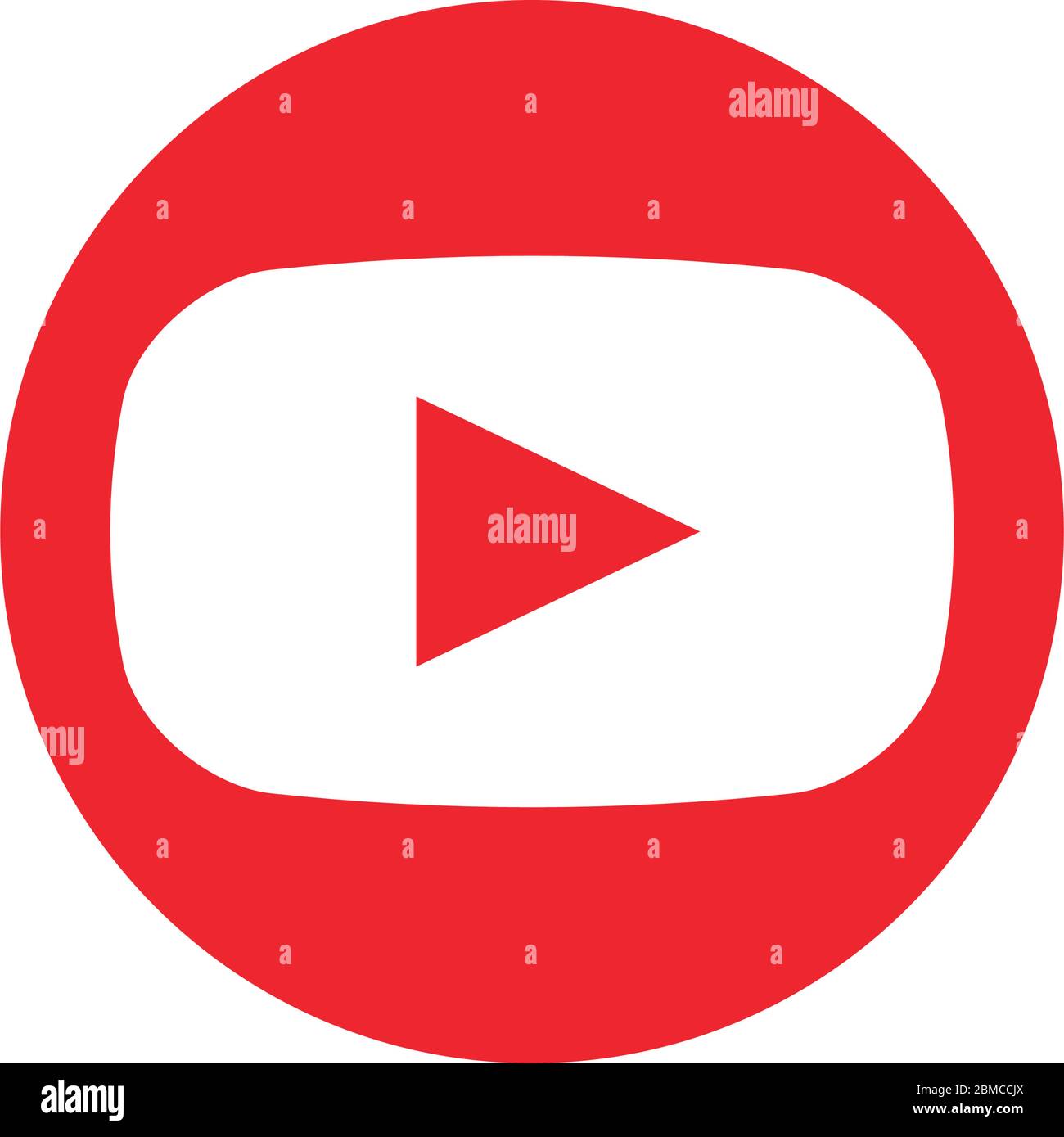 youtube flat style icon design, Social media multimedia communication ...