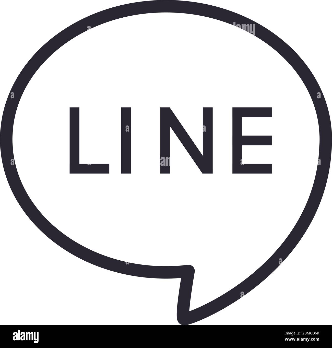 line line style icon design, Social media multimedia communication and ...