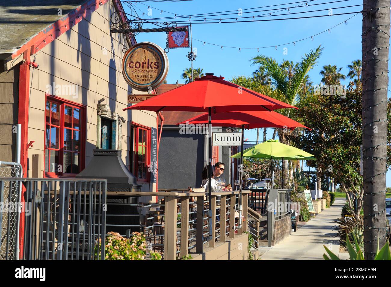Wine Tasting Rooms in The Funk Zone (area of wineries and restaurants