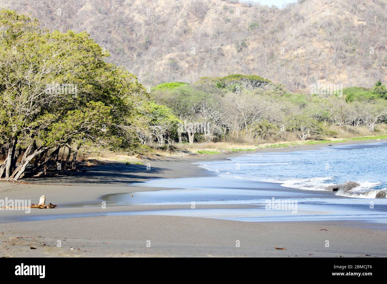 Beach landscape in Guanacaste Province along the Pacific Coast of Costa Rica. Stock Photo