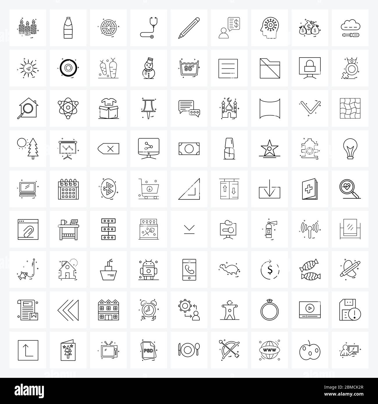Set of 81 UI Icons and symbols for change, medicine, medical, medic