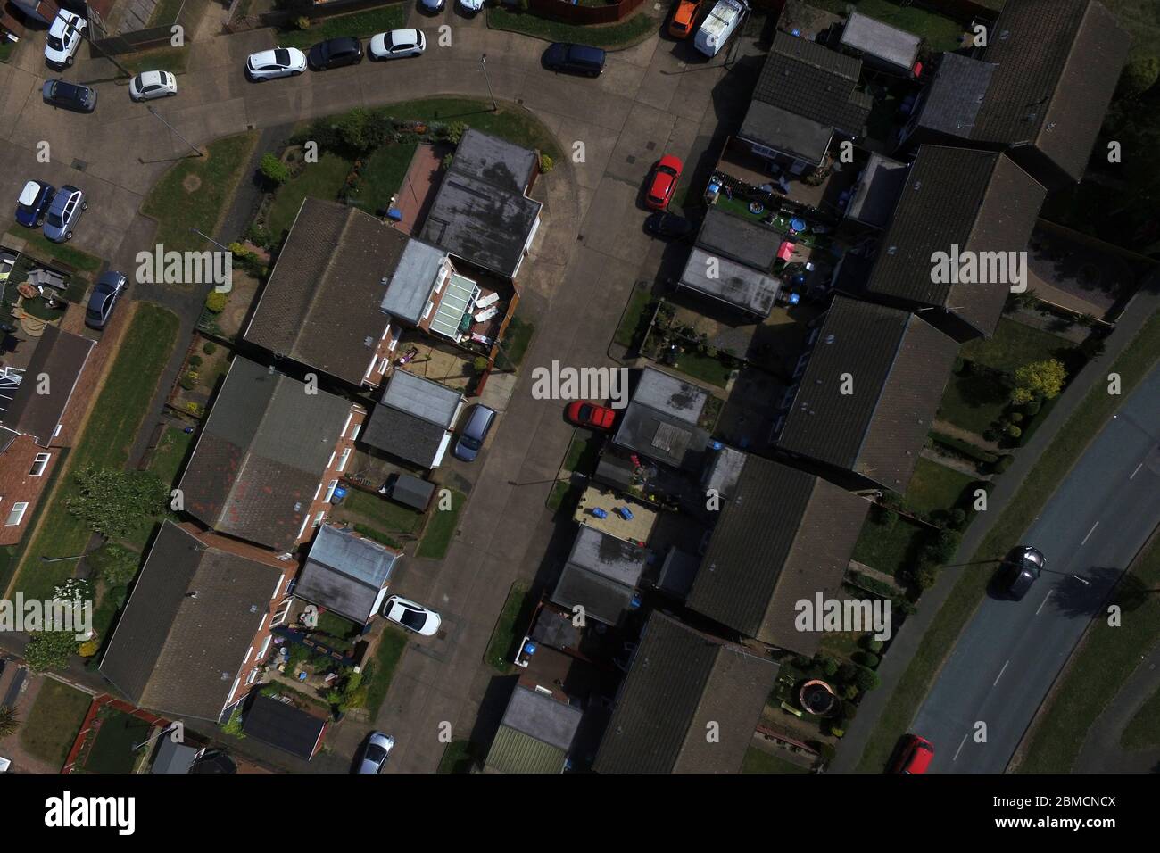 Aerial view of Sutton Park, Hull Stock Photo Alamy