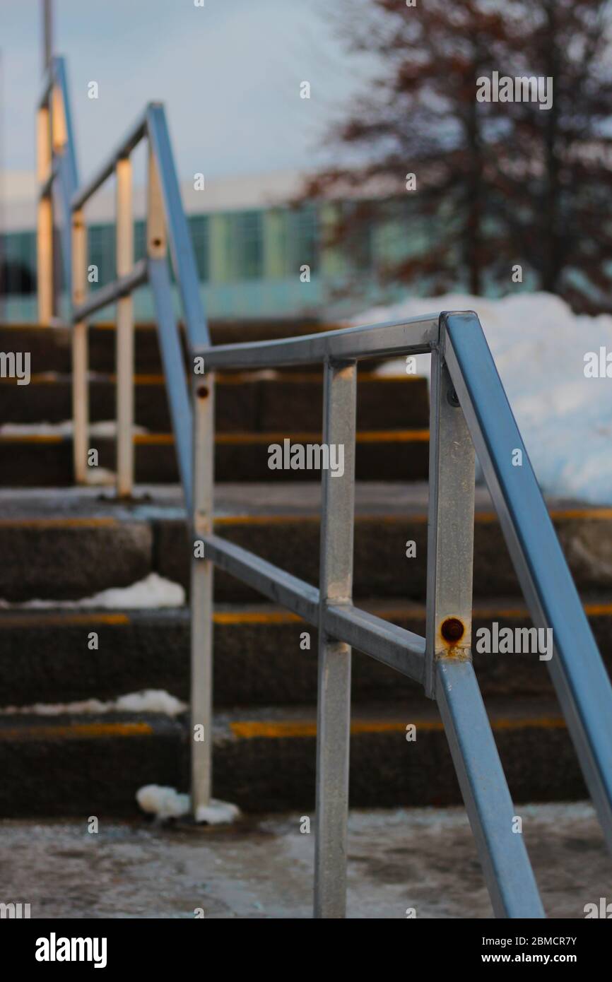 durham outdoors ontario on Durham College Stairway On A Cold February Afternoon Stock Photo Alamy