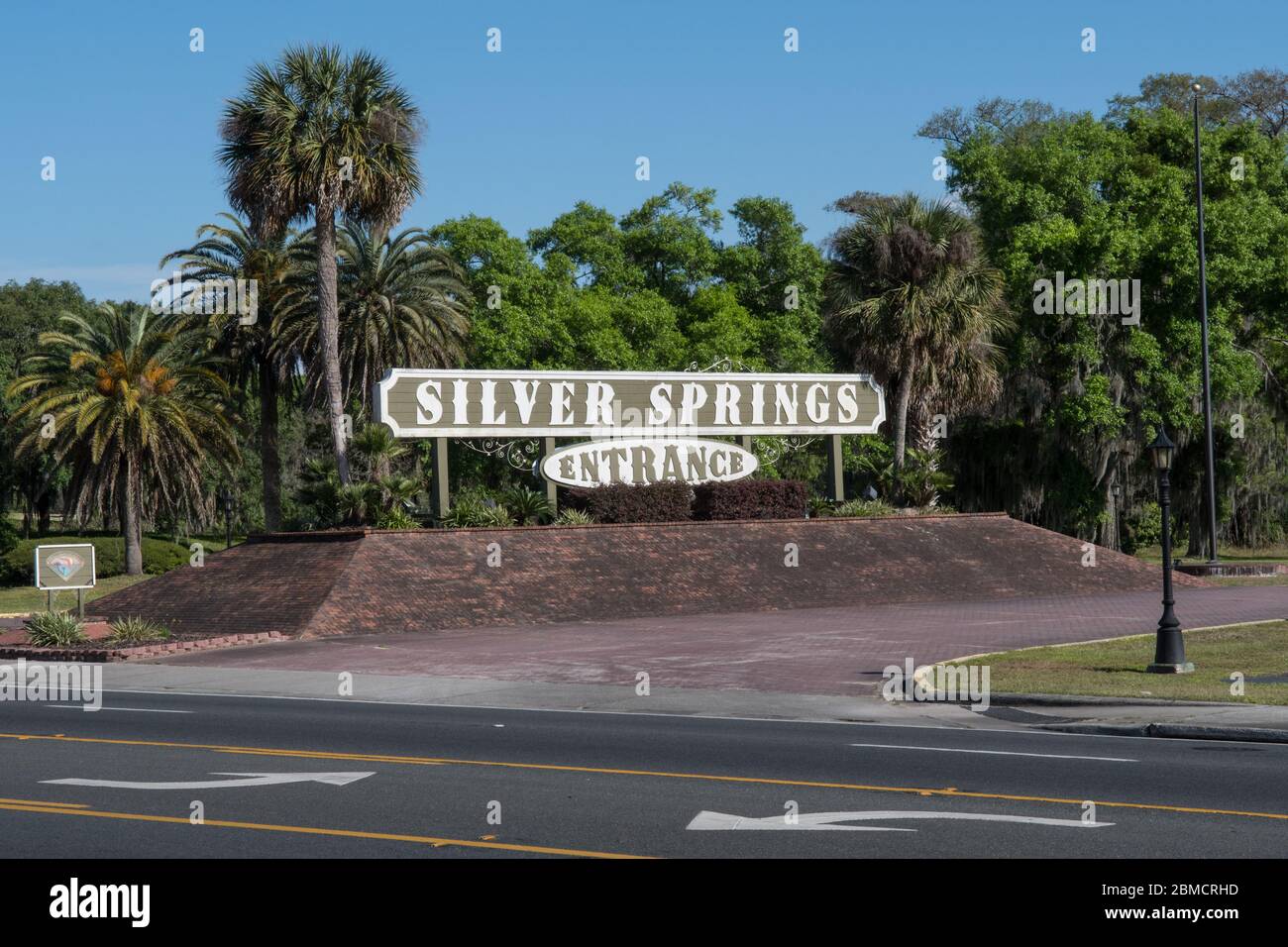 Silver Springs State Park entrance sign in Florida, USA Stock Photo - Alamy