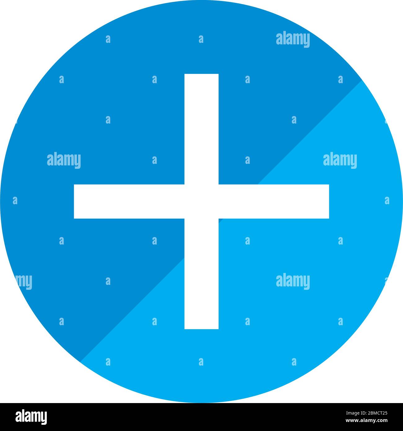 plus flat style icon design, Math finance and education theme Vector ...