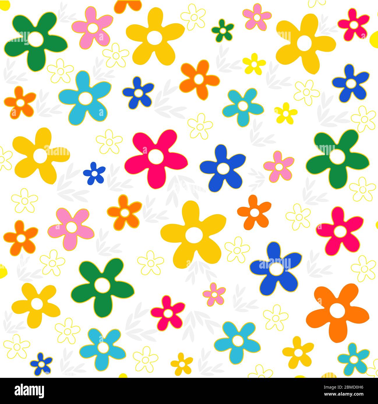 Colorfull flowers Stock Vector Images - Alamy