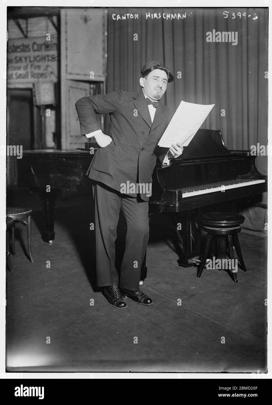 Cantor Hirschmann (LOC) by The Library of Congress Stock Photo
