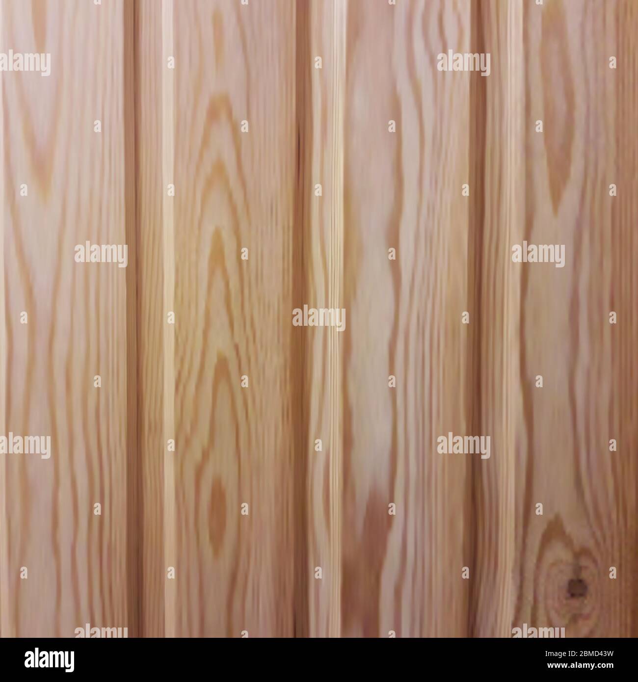 Vector wooden planks in the style of realism. Environmentally friendly lining for saunas and steam rooms.Board background with wooden texture of pine Stock Vector