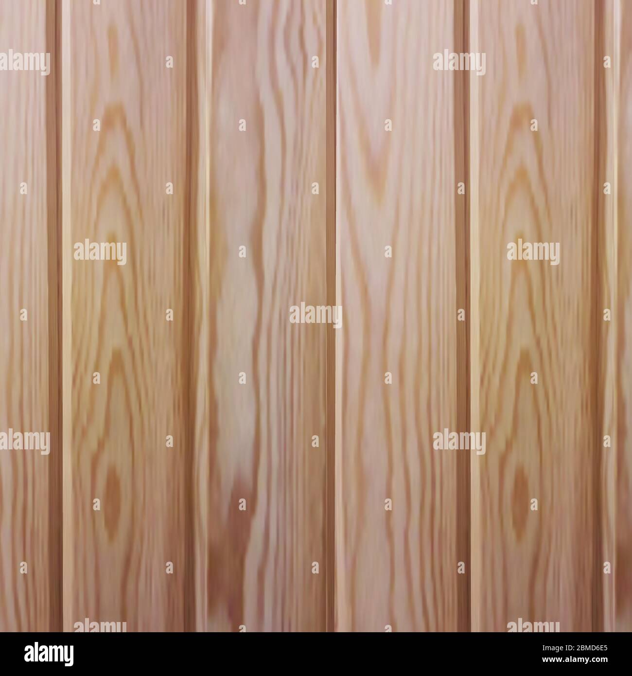 Vector wooden planks in the style of realism. Environmentally friendly lining for saunas and steam rooms. Background from boards with a wooden texture Stock Vector