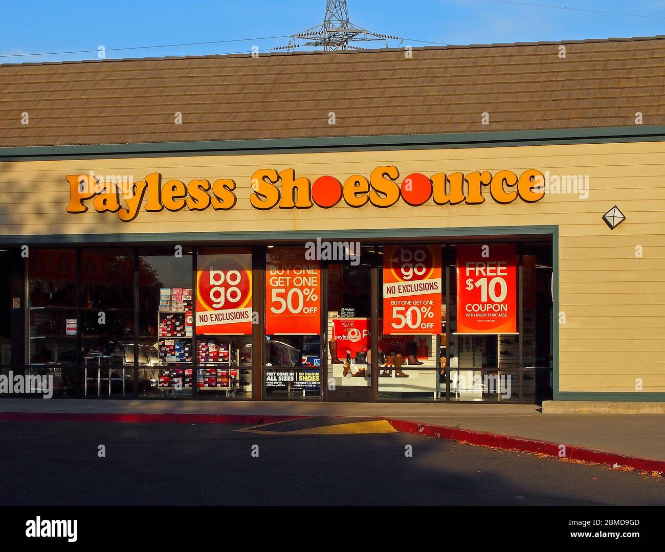 Payless ShoeSource store in Califonia. 2011 Stock Photo