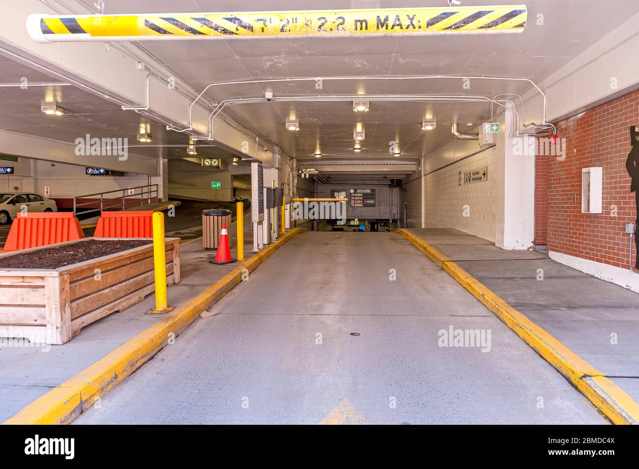 Public Parking Garage entrance Stock Photo Alamy