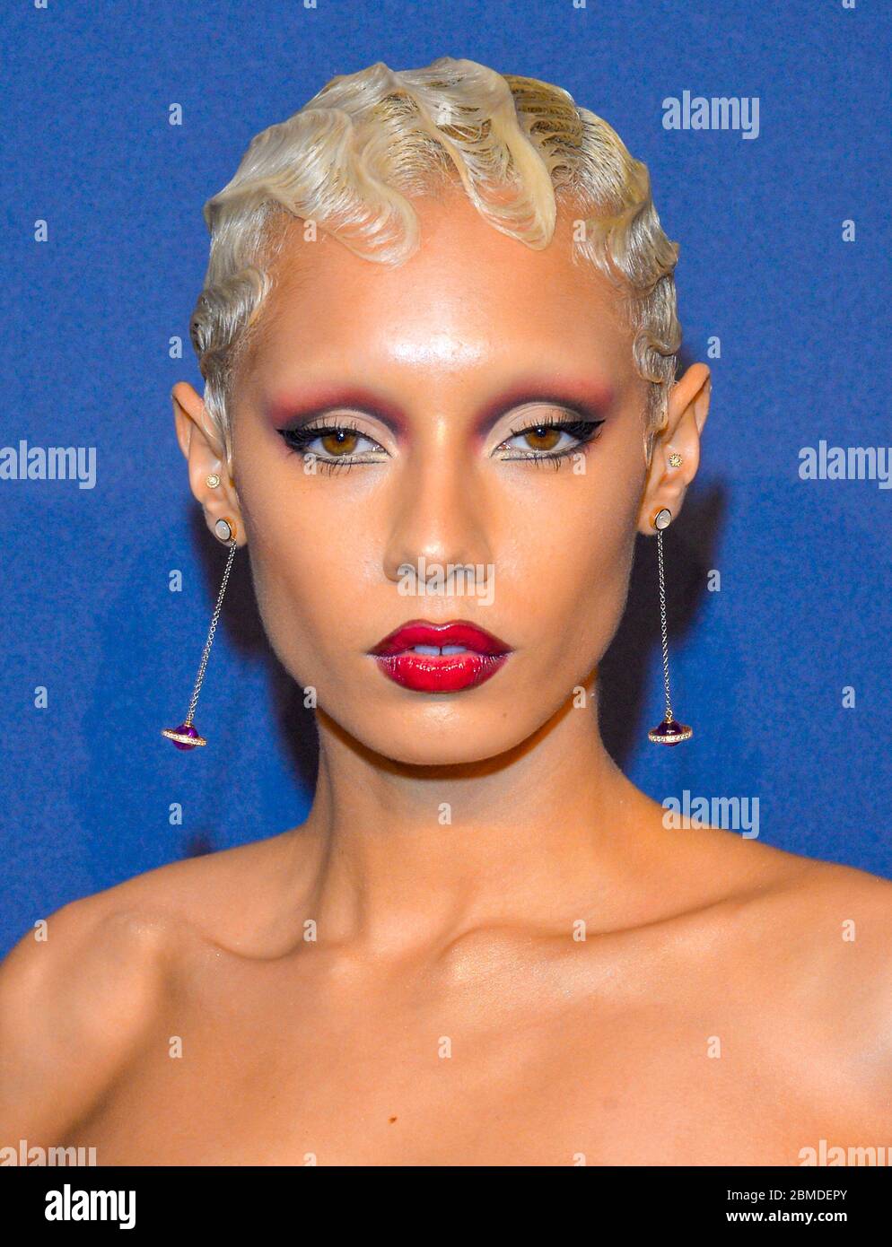 New York, NY - Feb 05, 2020: Jazzelle Zanaughtti attends the 2020 amfAR