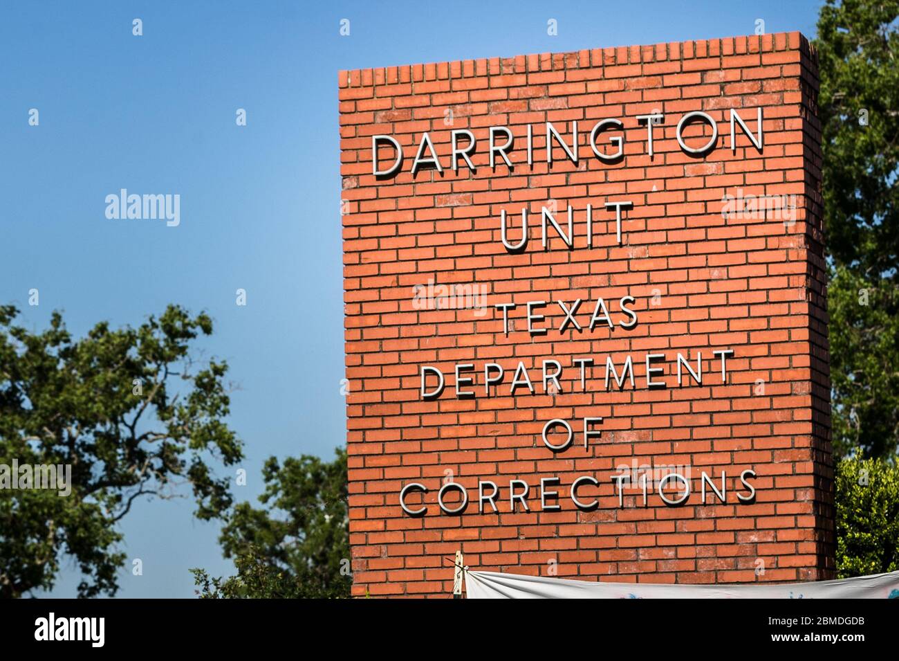 May 8, 2020: The Darrington Unit and other Texas Department of Criminal Justice prisons in Brazoria County struggle to manage COVID-19 novel coronavirus infections. Prentice C. James/CSM Stock Photo