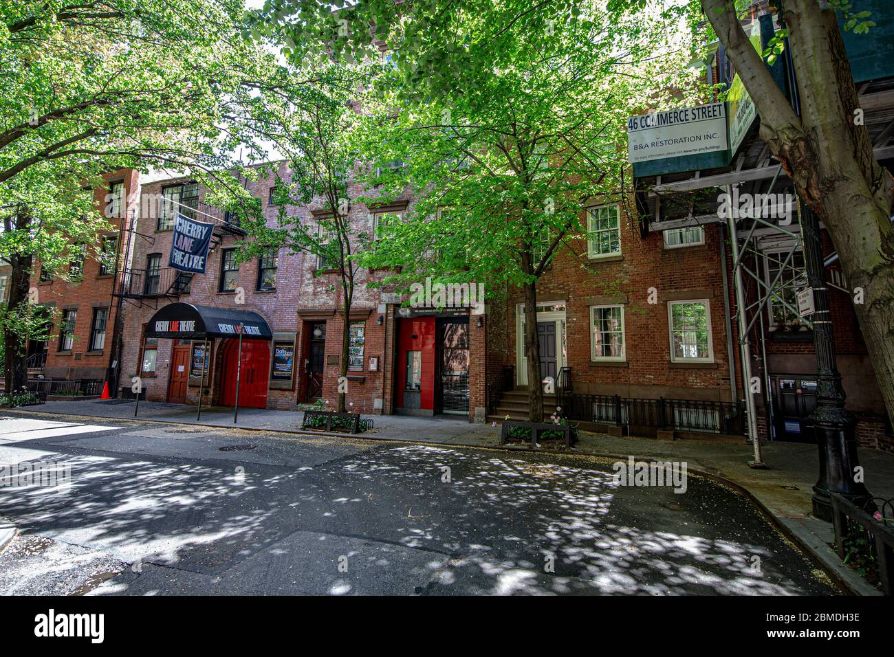 New York, N.Y/USA 7th May 2020 Cherry Lane in Greenwich Village is
