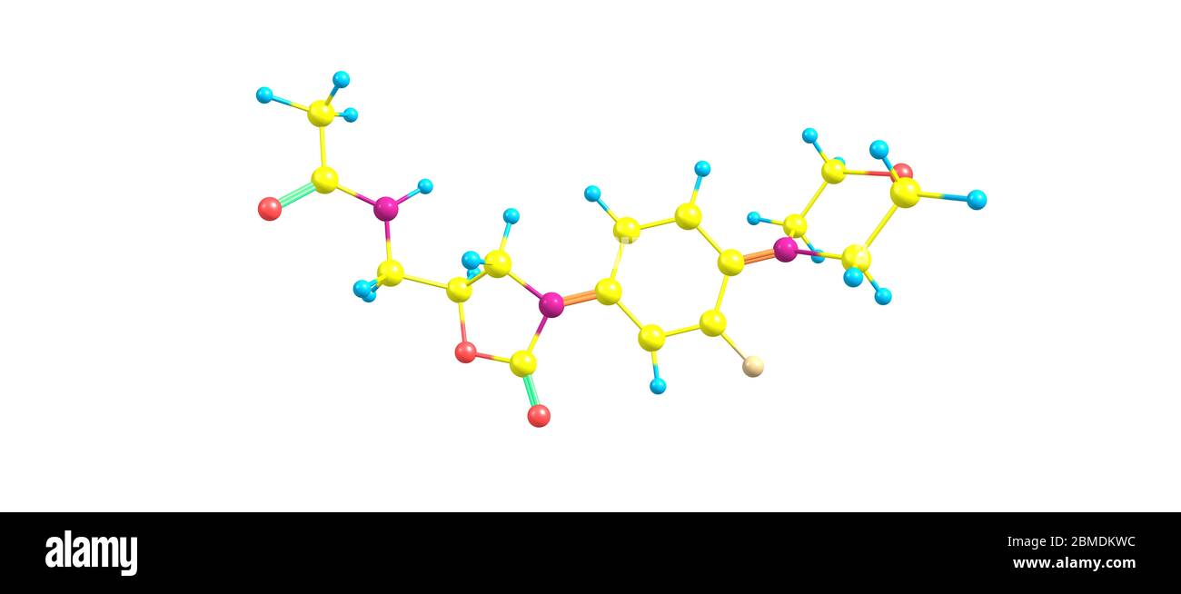 Linezolid is an antibiotic used for the treatment of infections caused