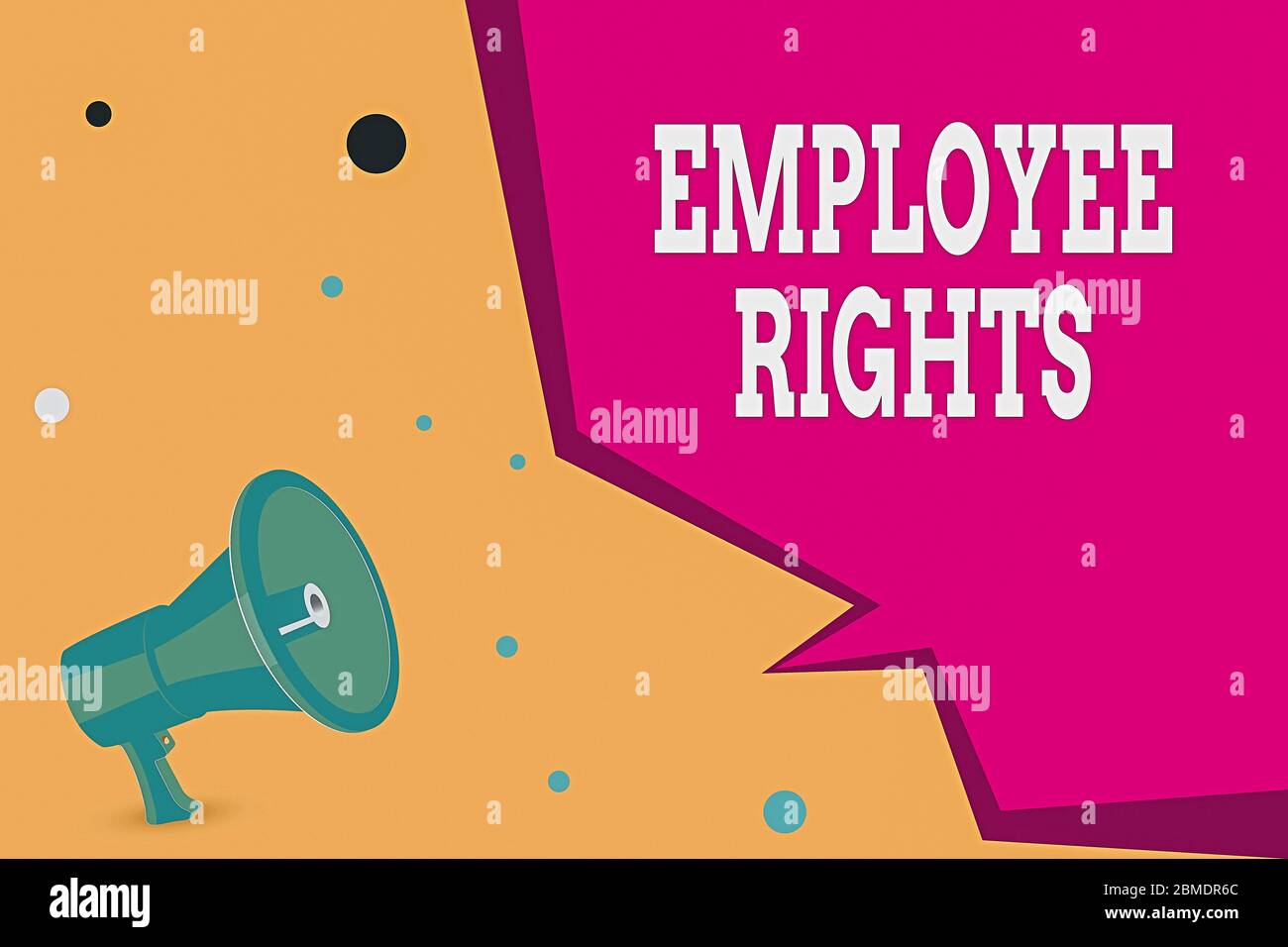 Conceptual hand writing showing Employee Rights. Concept meaning All ...