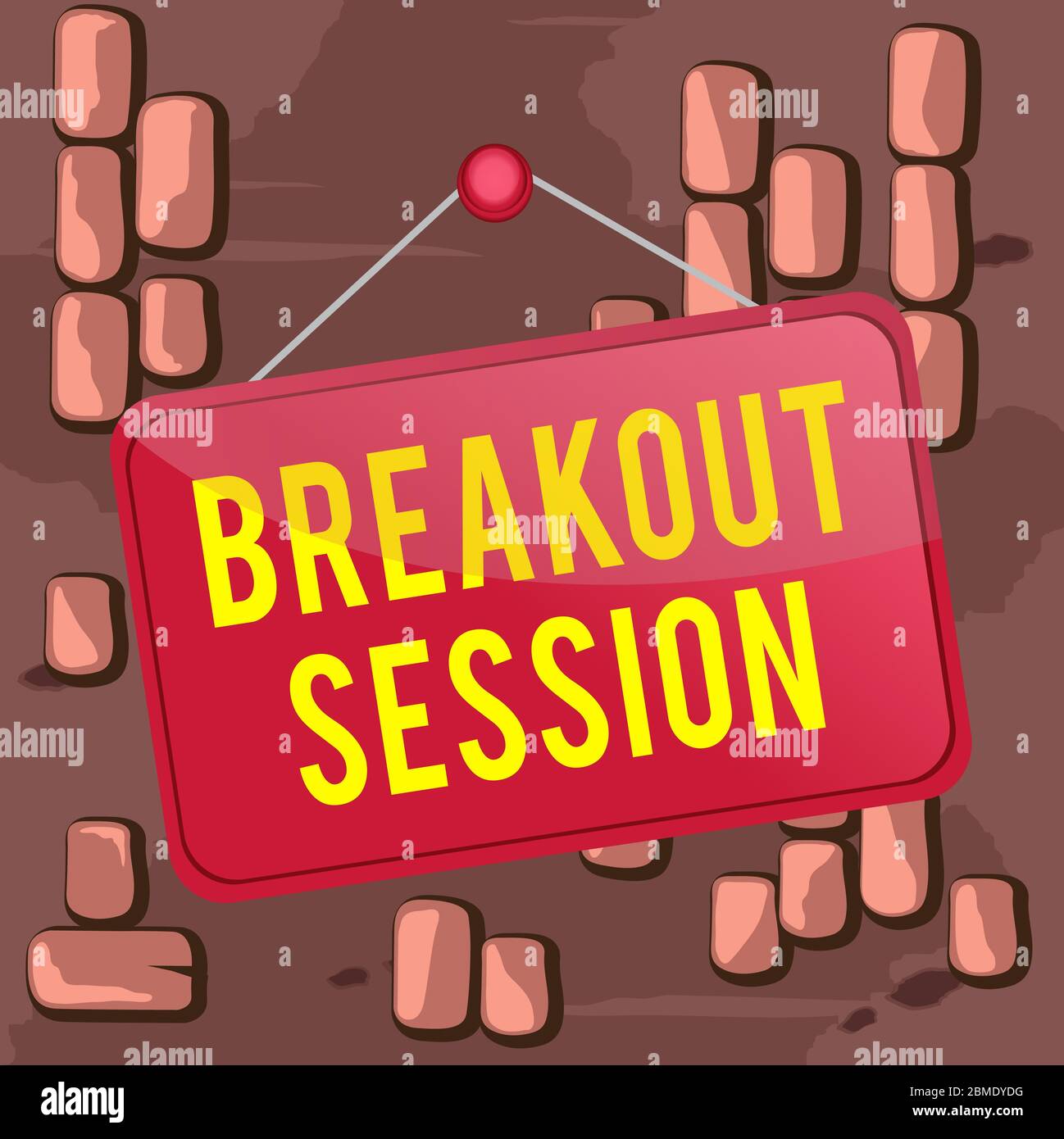 Word writing text Breakout Session. Business photo showcasing workshop ...