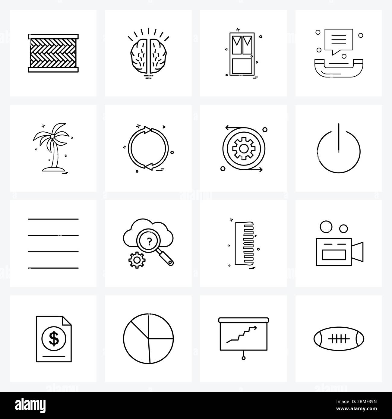 16 Universal Icons Pixel Perfect Symbols of tree, nature, door, tree ...