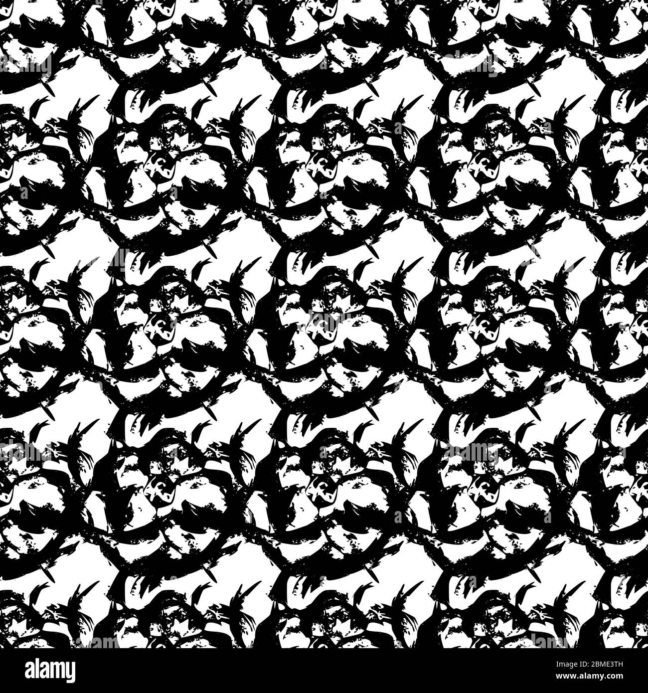Black white is a seamless pattern Stock Vector Image & Art - Alamy