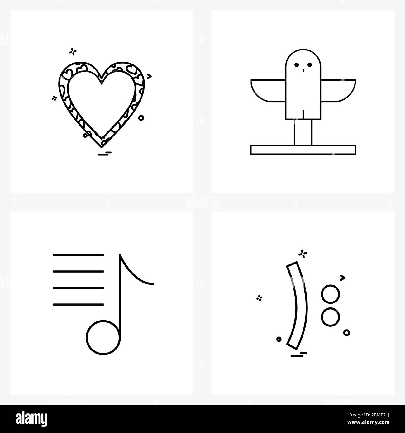 Heart And Music Notes Emoji