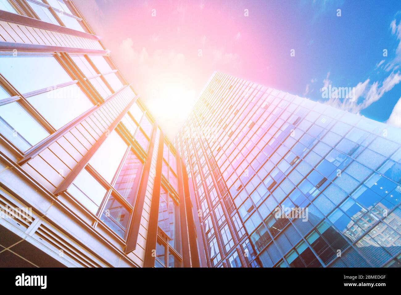High - rise commercial buildings in modern city Stock Photo - Alamy