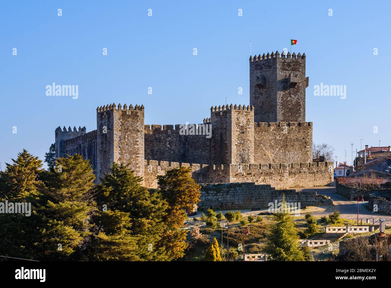 Sabugal castle in Portugal Stock Photo