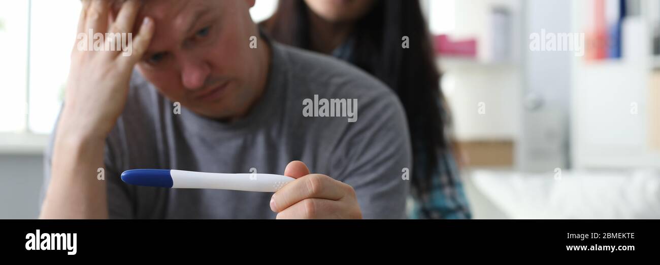 Girlfriend and boyfriend at home Stock Photo