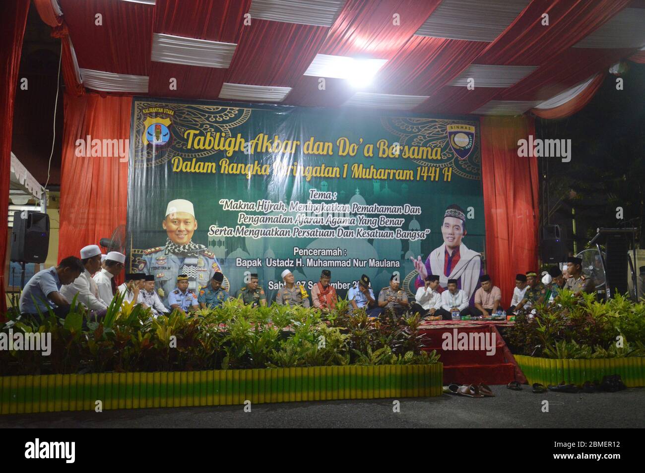 Tarakan Indonesia 7 September 2019 Lecture By Ustadz Maulana At The Police Station In Commemoration Of The Islamic New Year Stock Photo Alamy