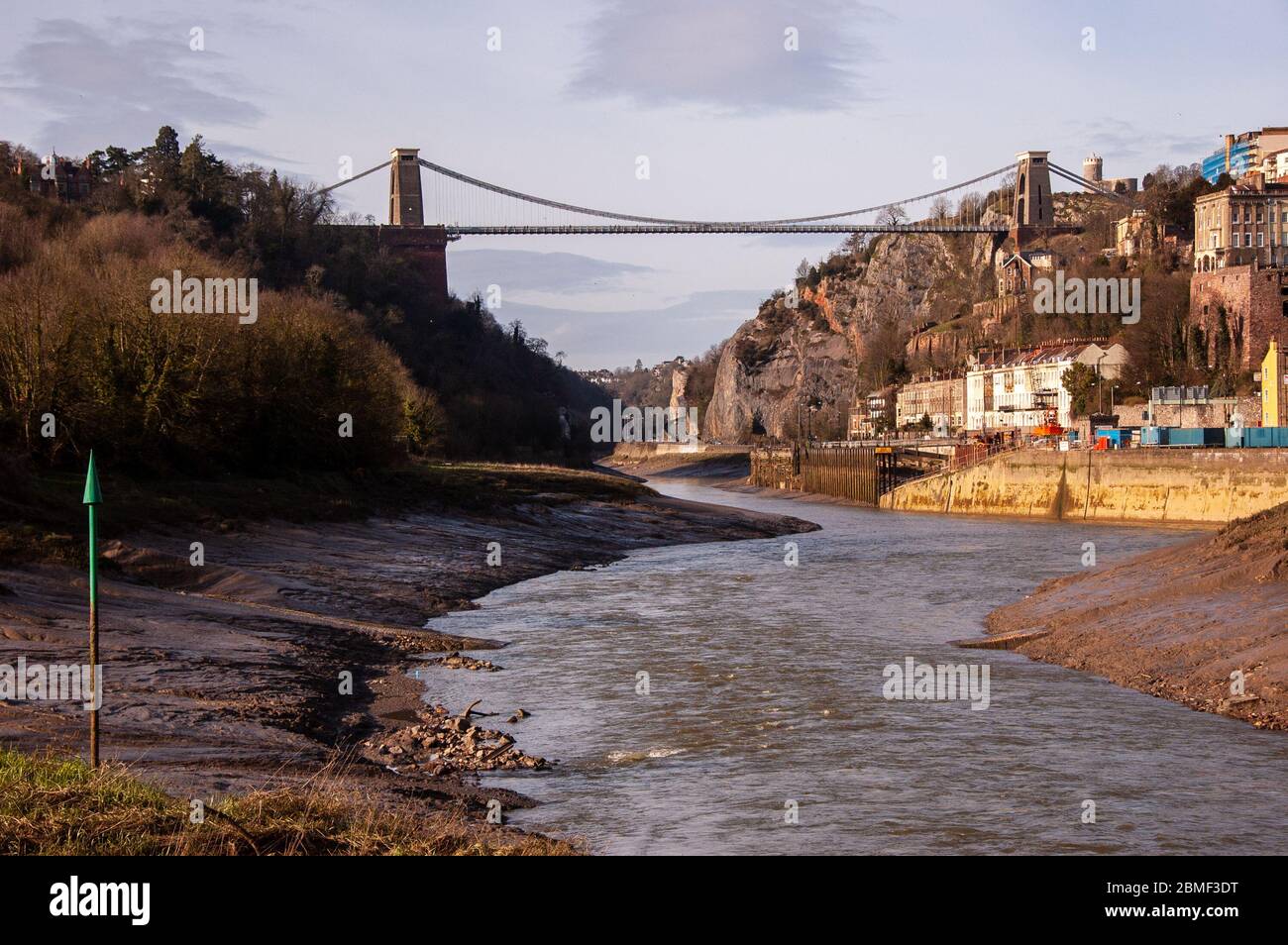 The River Avon flows under the iconic Clifton Suspension Bridge and through the Avon at