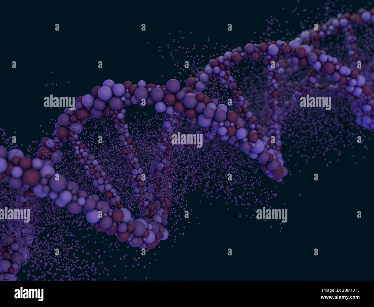 DNA chain. Abstract scientific background. Beautiful illustraion ...