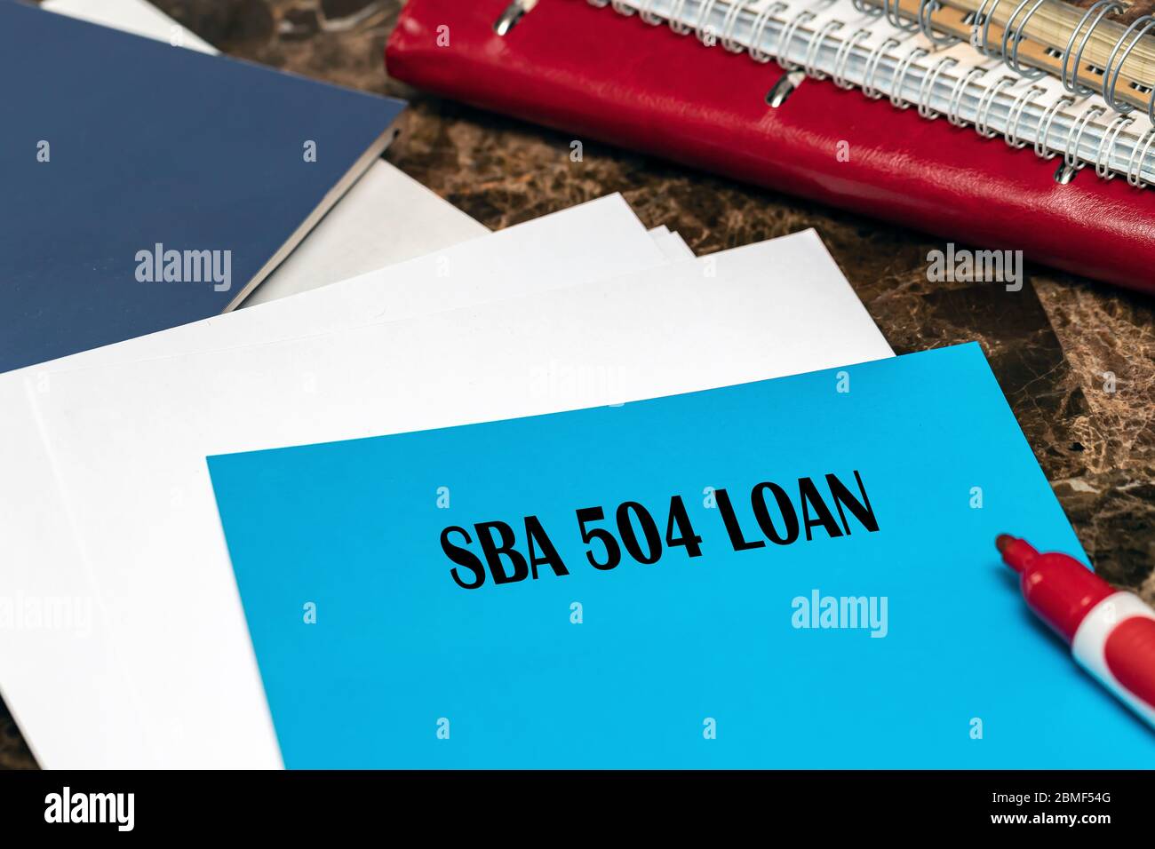SBA 504 loans provide long-term financing for small businesses to purchase real estate, equipment, and other fixed assets. Stock Photo