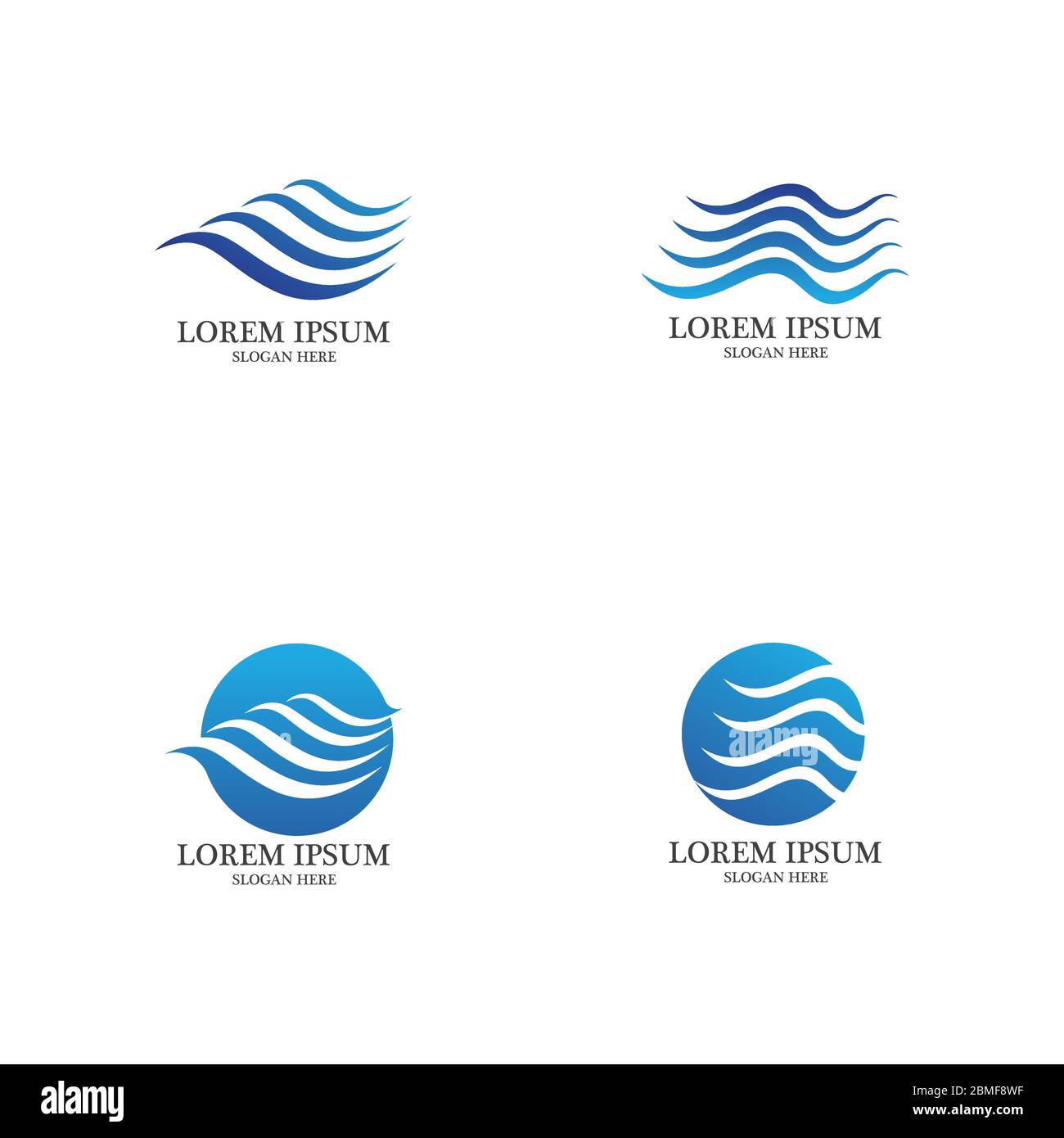 Water wave icon vector illustration design logo Stock Vector Image ...