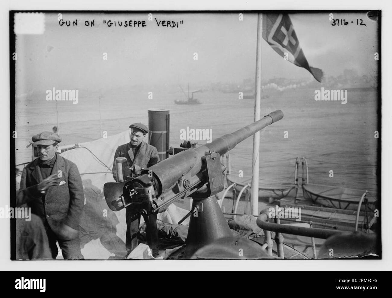 Gun on GIUSEPPE VERDI (LOC) by The Library of Congress Stock Photo