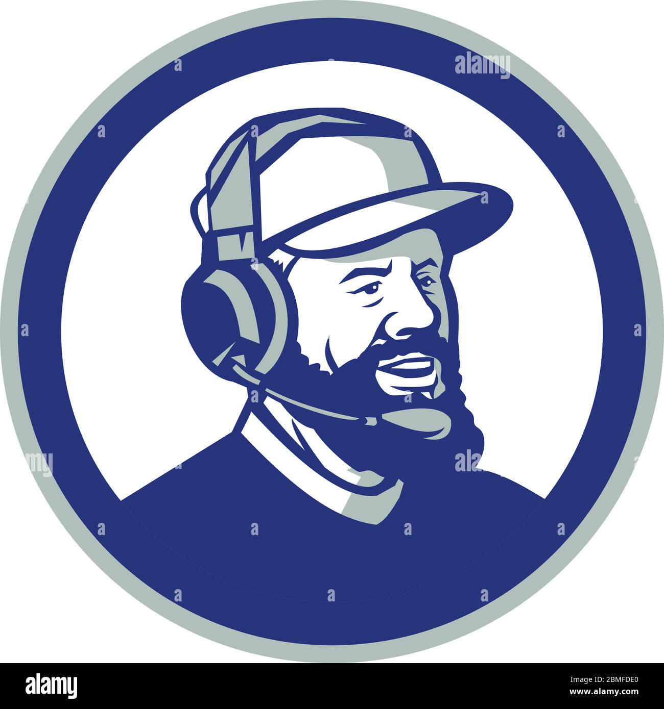 Sporting a beard Stock Vector Images - Alamy