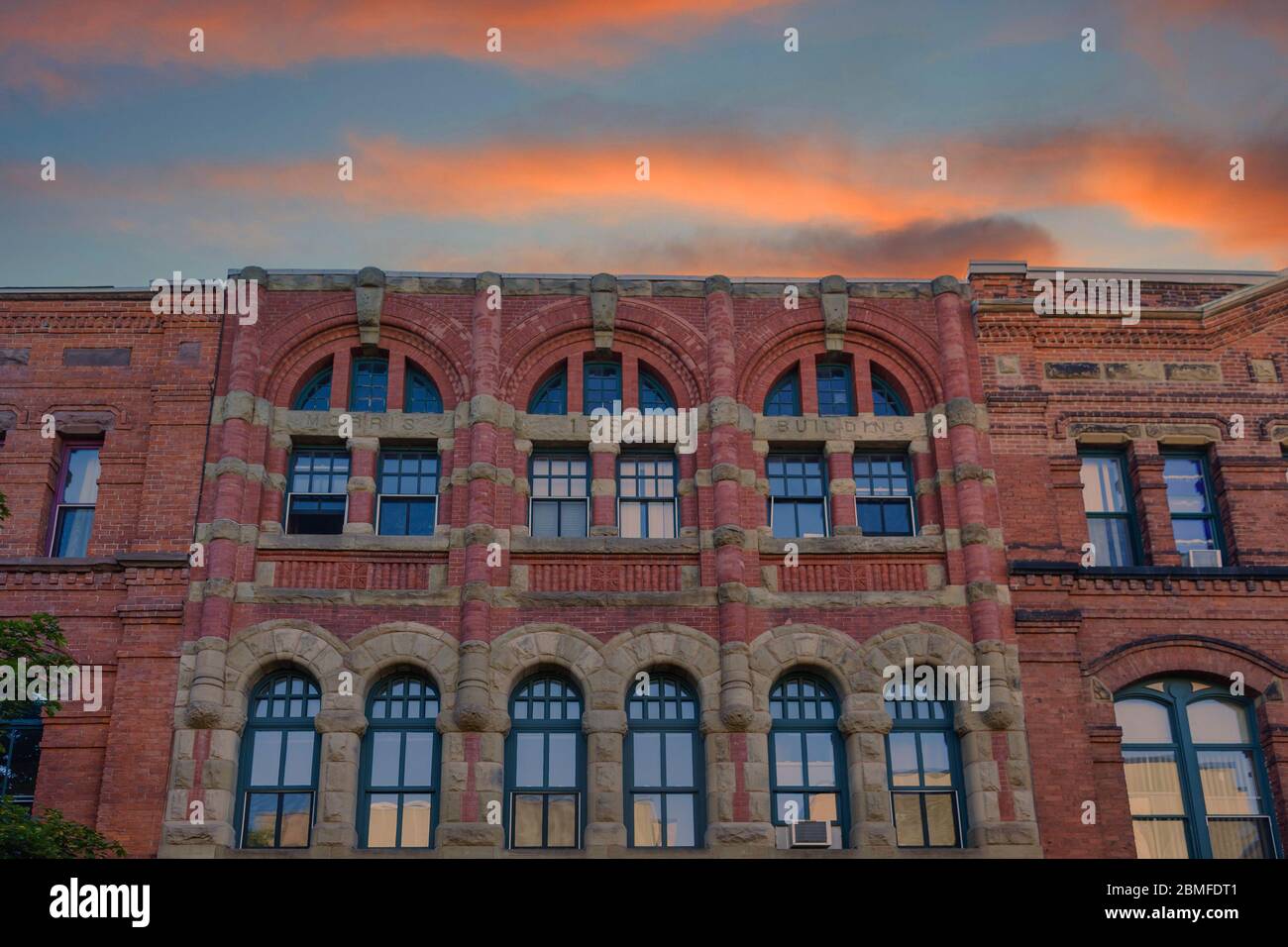 Old Morris 1890 Building Stock Photo - Alamy