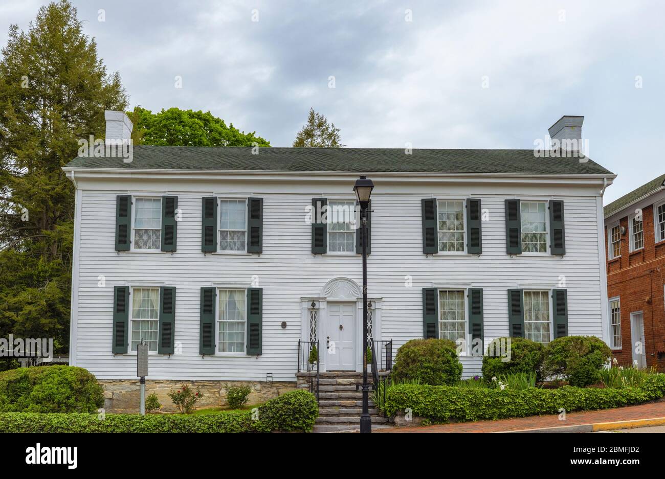 Greeneville, Tennessee, USA April 29, 2020 Historical district of