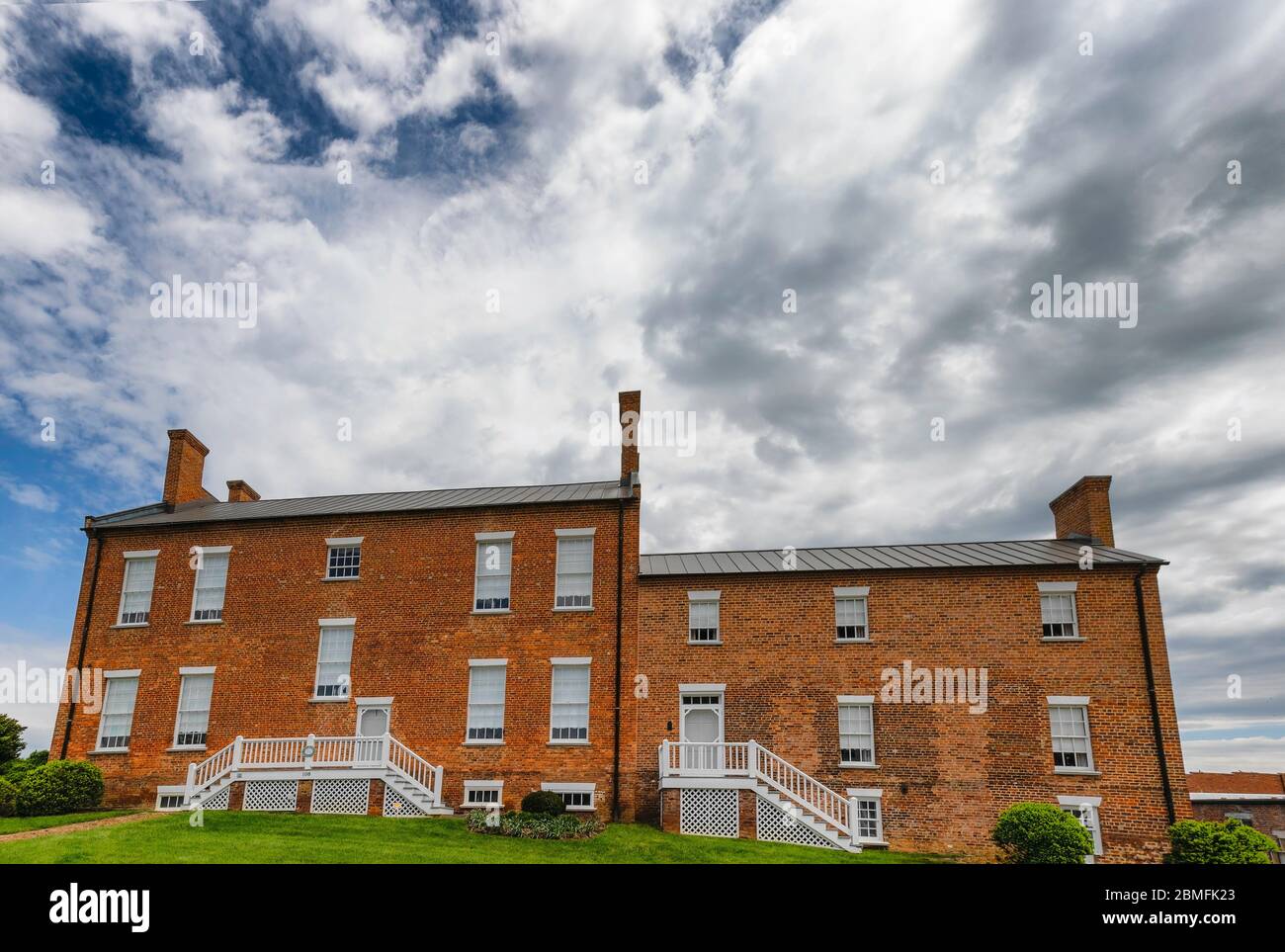 Greeneville, Tennessee, USA April 29, 2020 Historical district of