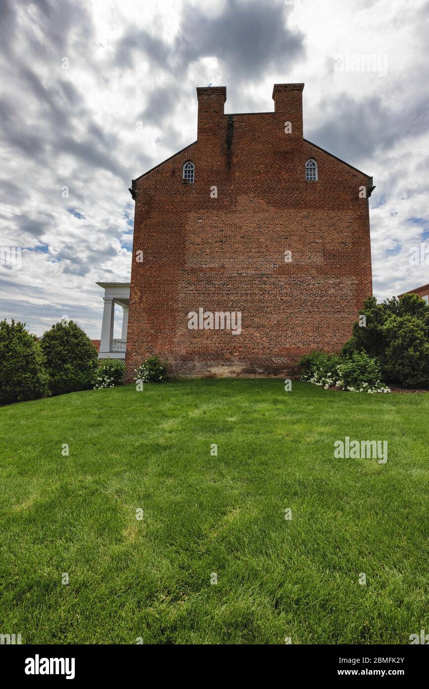 Greeneville, Tennessee, USA April 29, 2020 Historical district of