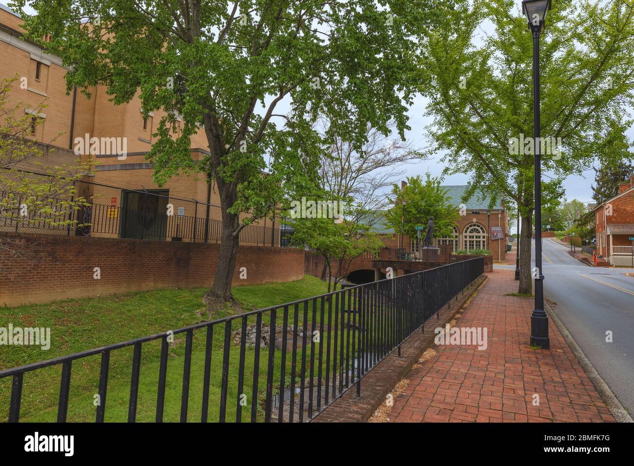 Greeneville, Tennessee, USA April 29, 2020 Historical district of