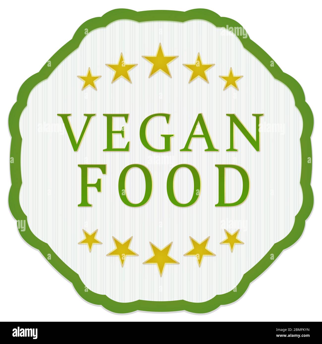 Vegan food sign - vegan food vintage retro label Stock Photo - Alamy